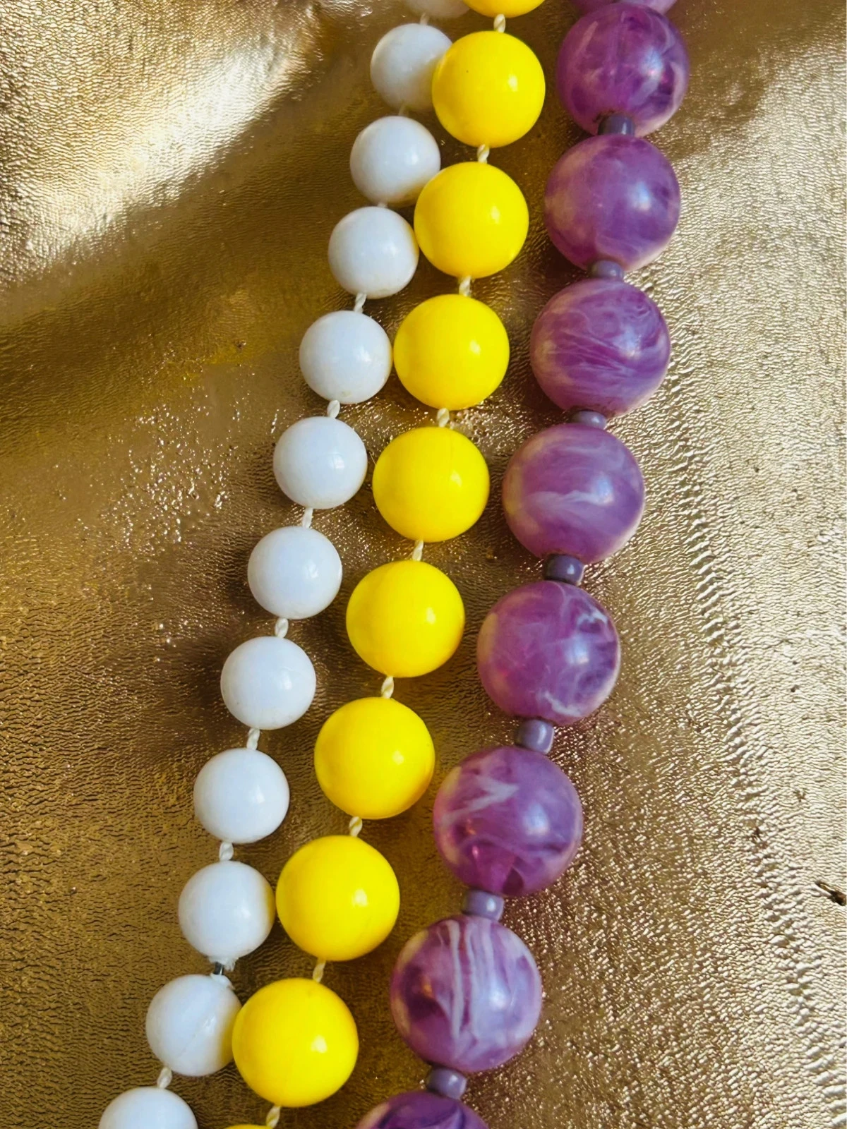 Vintage set van 3 oude kettingen / hangers – photo 4